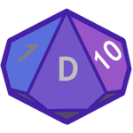 1dTen Logo -- A D10 Gaming Dice